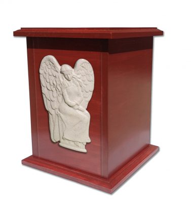 UrnaCaobaVerticalBlancoAngelHQ